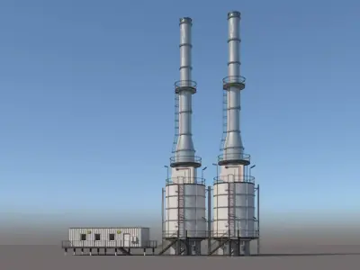 Refinery Module 2 3D model