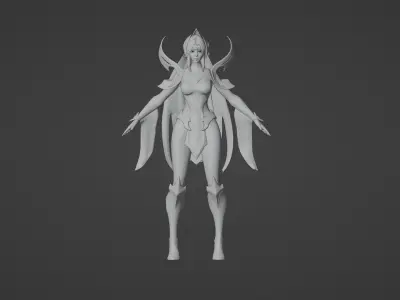 Irelia by Kstudios Low-poly 3D model