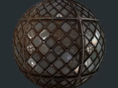 Glass windows PBR seamless textures and material Texture