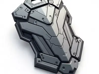  sci-fi fantasy shield  3D print model purchase