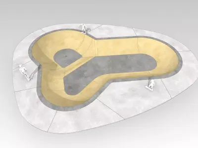 Bowl 05 - Skate Park 3D model