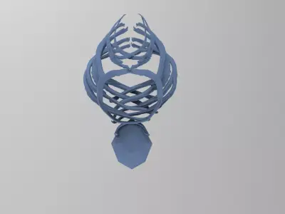  Palace weaved wings 3D model