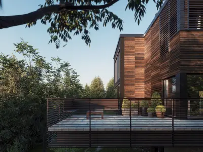 Red Rock House By Anmahian Winton Architects 3D model