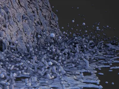 Fountain potok 5 3D model