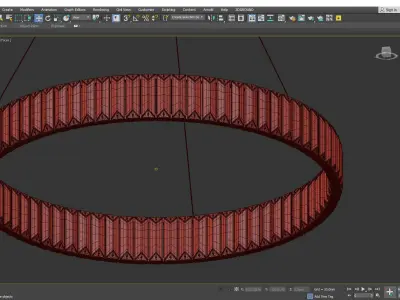 Orbicular Island Lighting Low-poly 3D model