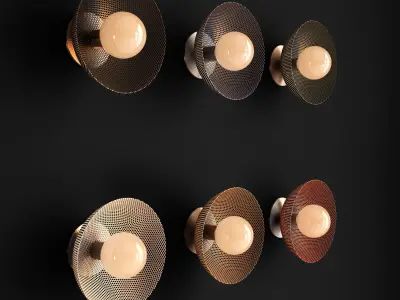 Petite Centric Wall Sconce 3D model