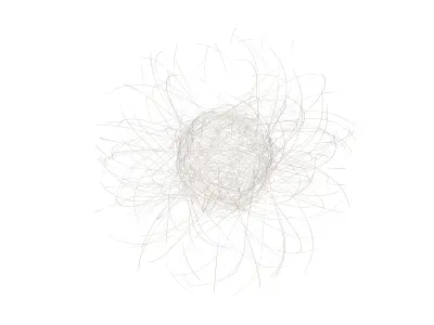 Abstract Sphere Line v1 002 3D model