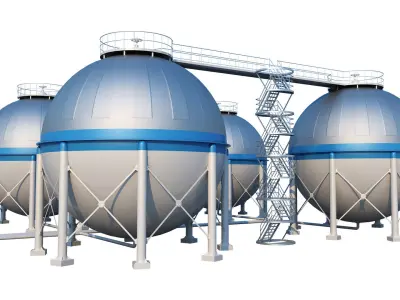 Industrial Buildings Collection 3D model