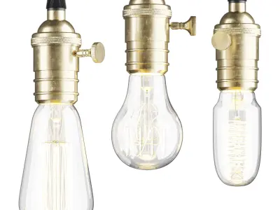 edison Hanging lamp 3D model purchase