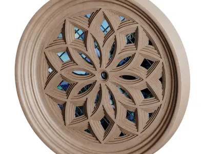 Gothic Window 08 3D model
