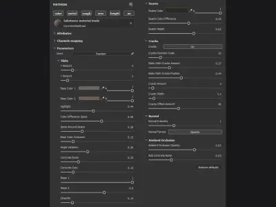 Concrete Slab Sidewalk Road Substance material and textures Texture