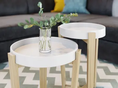 Sofa Livingroom Set 3D model