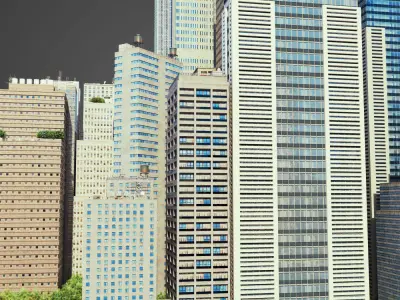 Realistic City S7 Low-poly 3D model