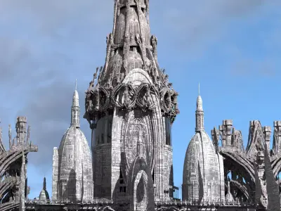 Ancient Dagoth Royal tower 3D model