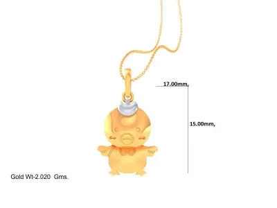 Kids Pendants 3dm STL OBJ FBX Renders Details 3D print model