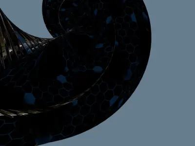 Sci Fi Tower 1 3D model