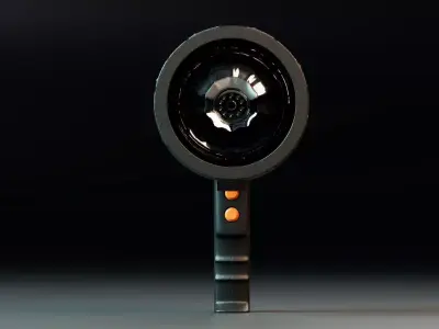 Tactical Flashlight 3D model by dimensionDazzle