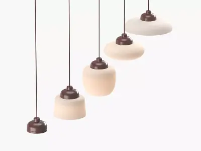 Devorm Round Pendant Lamps 3D model
