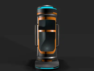 Sci Fi Incubator 3D model