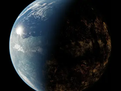 Planet Mid-gard 12K 3D model