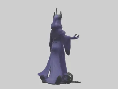 Nightshade model Low-poly 3D model