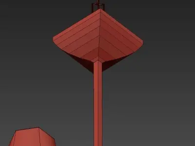 Fontaine Vertical 8 Light Chandelier 3D model purchase