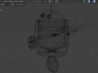 Evironny  model 001 Low-poly 3D model