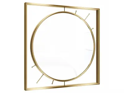Mirror in a metal frame GZ-M1065 3D model