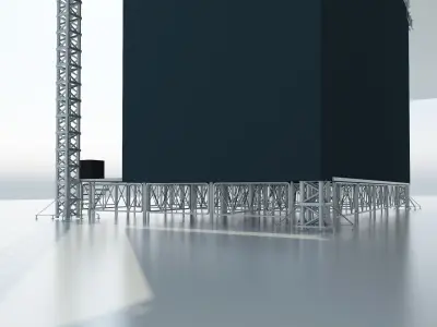 Stage Concert 3D model