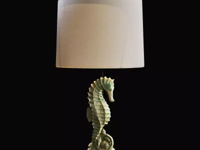 Seahorse Table Lamp 3D model