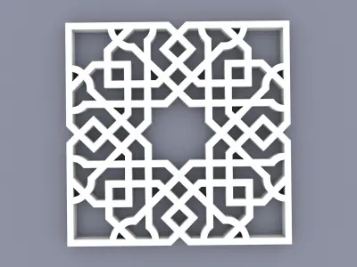 Asian Ornament pack 3D model