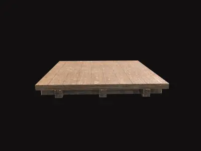 Medieval Floor V05 Low-poly 3D model