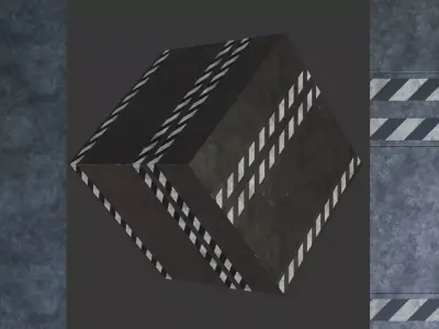 Metal Plate PBR Material Texture