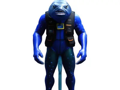 Anthropomorphic Animal Character Collection 3D print model