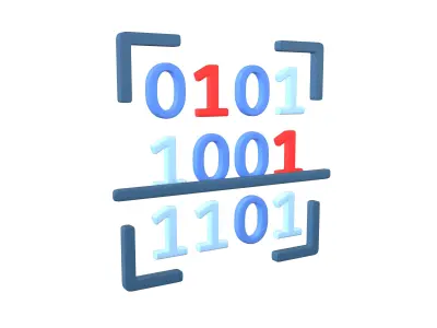 Data Scan Icon v1 003 Low-poly 3D model