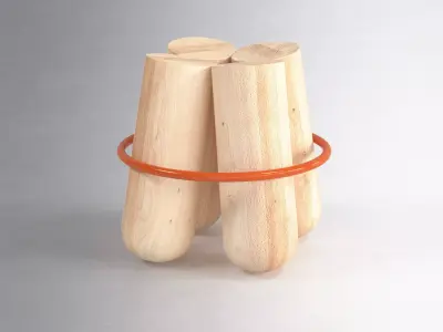 Bolt Stool Free 3D model