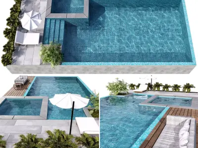 SWIMMING POOL NO89 A 3D model