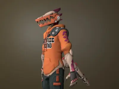 haxsaur 3D model