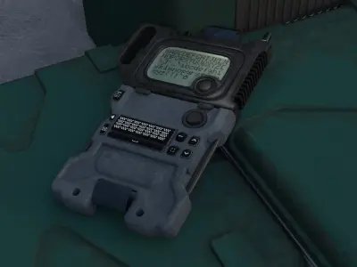 Military Device 3D Model 3D model