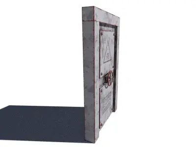 metal security door 3D model