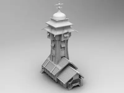 Vikings church 3D print model