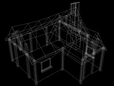 Free Medieval House Free low-poly 3D model