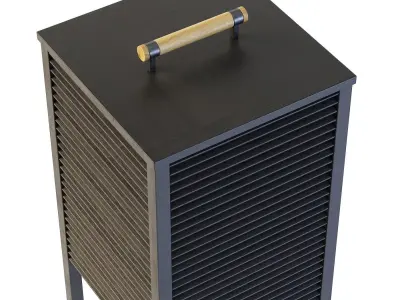 Ocean Cay Shutters Floor Lamp 3D model