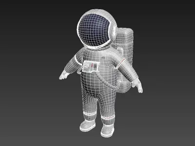 Astronaut Character 3D model