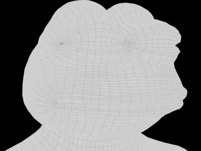 Pepe Frog Low-poly 3D model