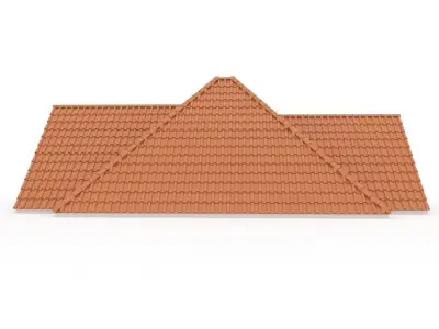 Realistic Roof Shingles 1 3D model