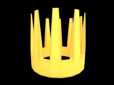 Crown v1 010 Low-poly 3D model