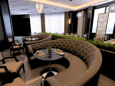 Modern Restaurant 3D model