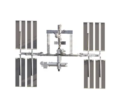 International Space Station ISS 3D model