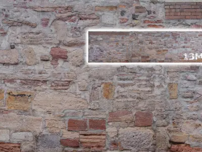 real walls - asset pack Low-poly 3D model